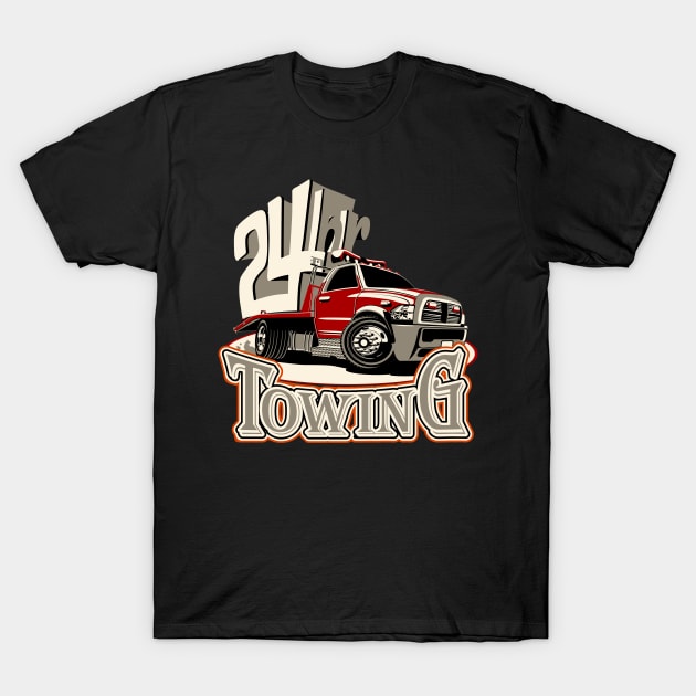 Cartoon tow truck T-Shirt by Mechanik